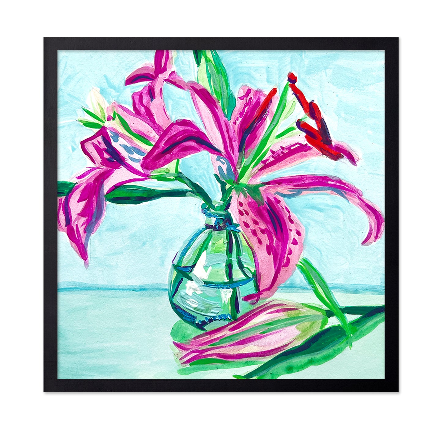 Pink Lilies