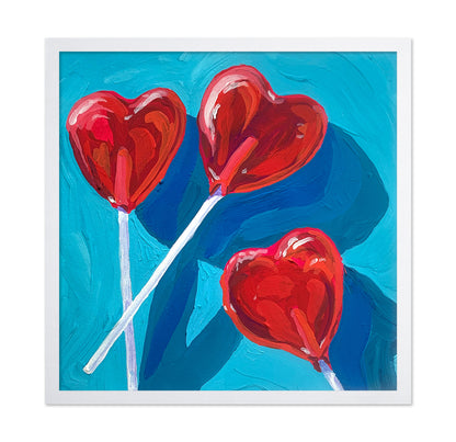 Heart Lollipops