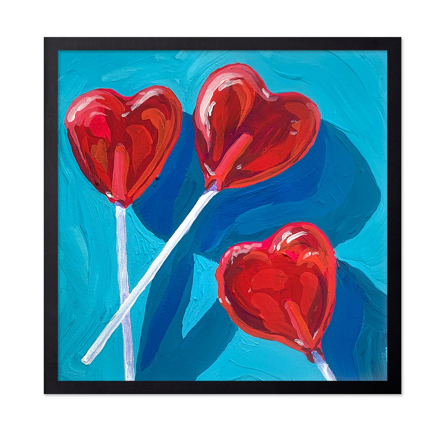 Heart Lollipops