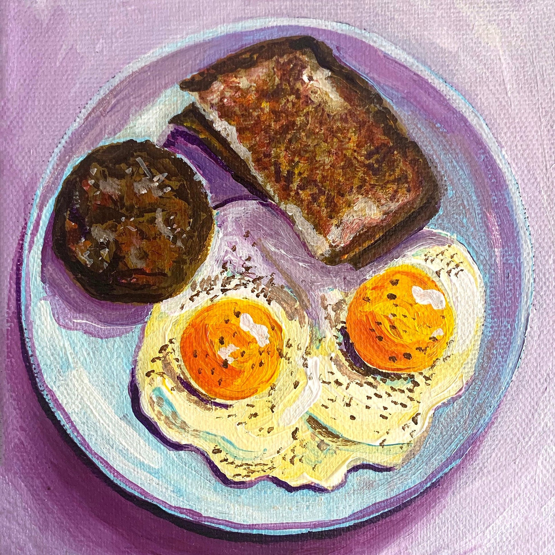 Fried Eggs Plate