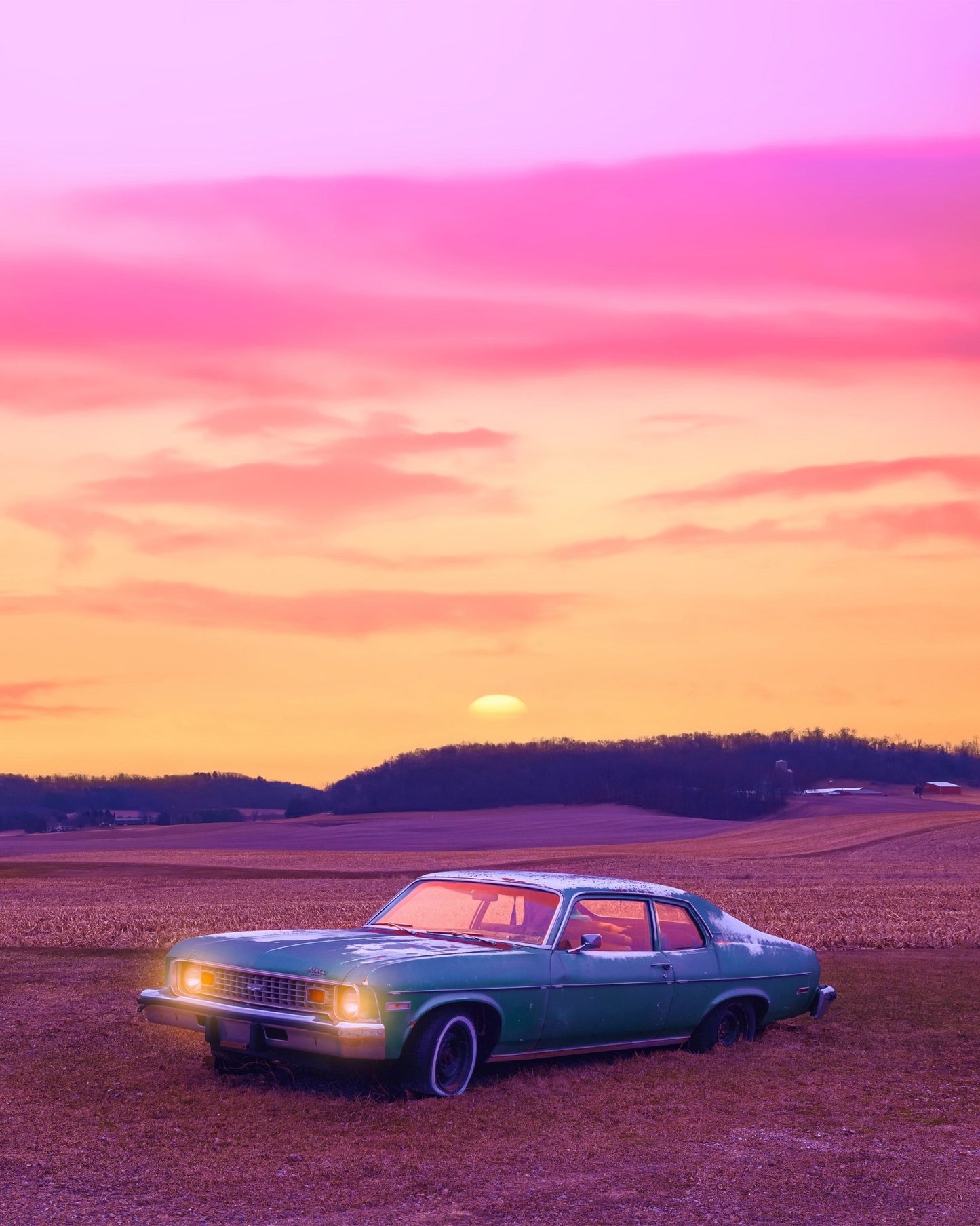 Sunset Car