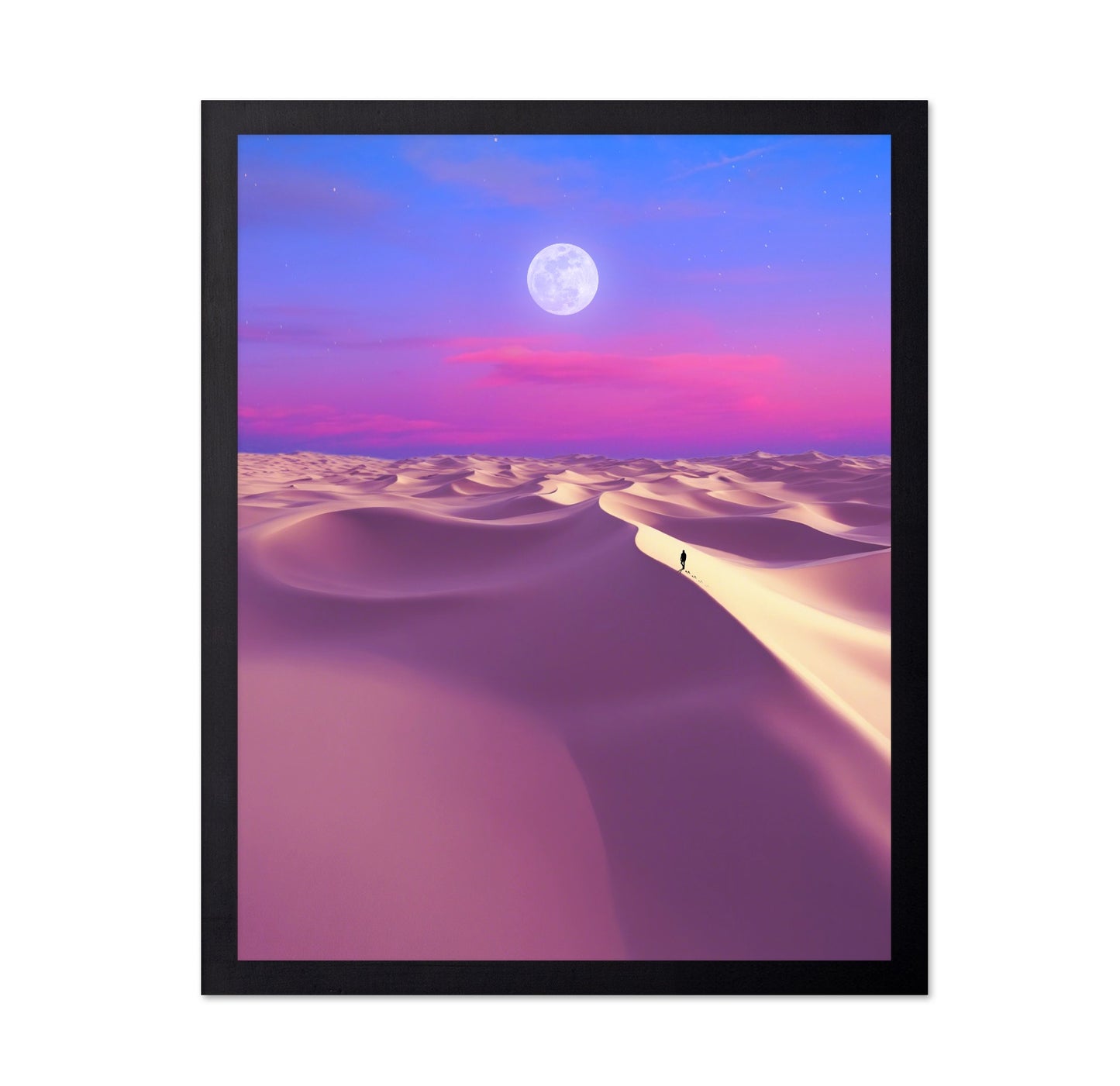 Moonlit Desert Path