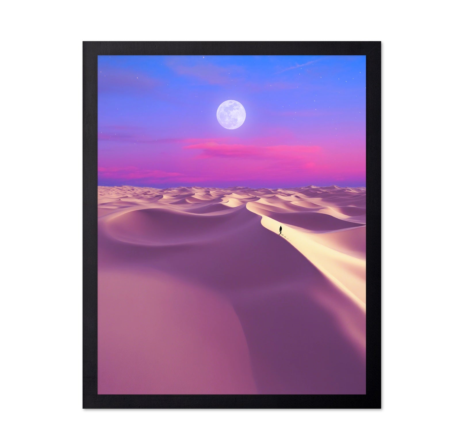 Moonlit Desert Path