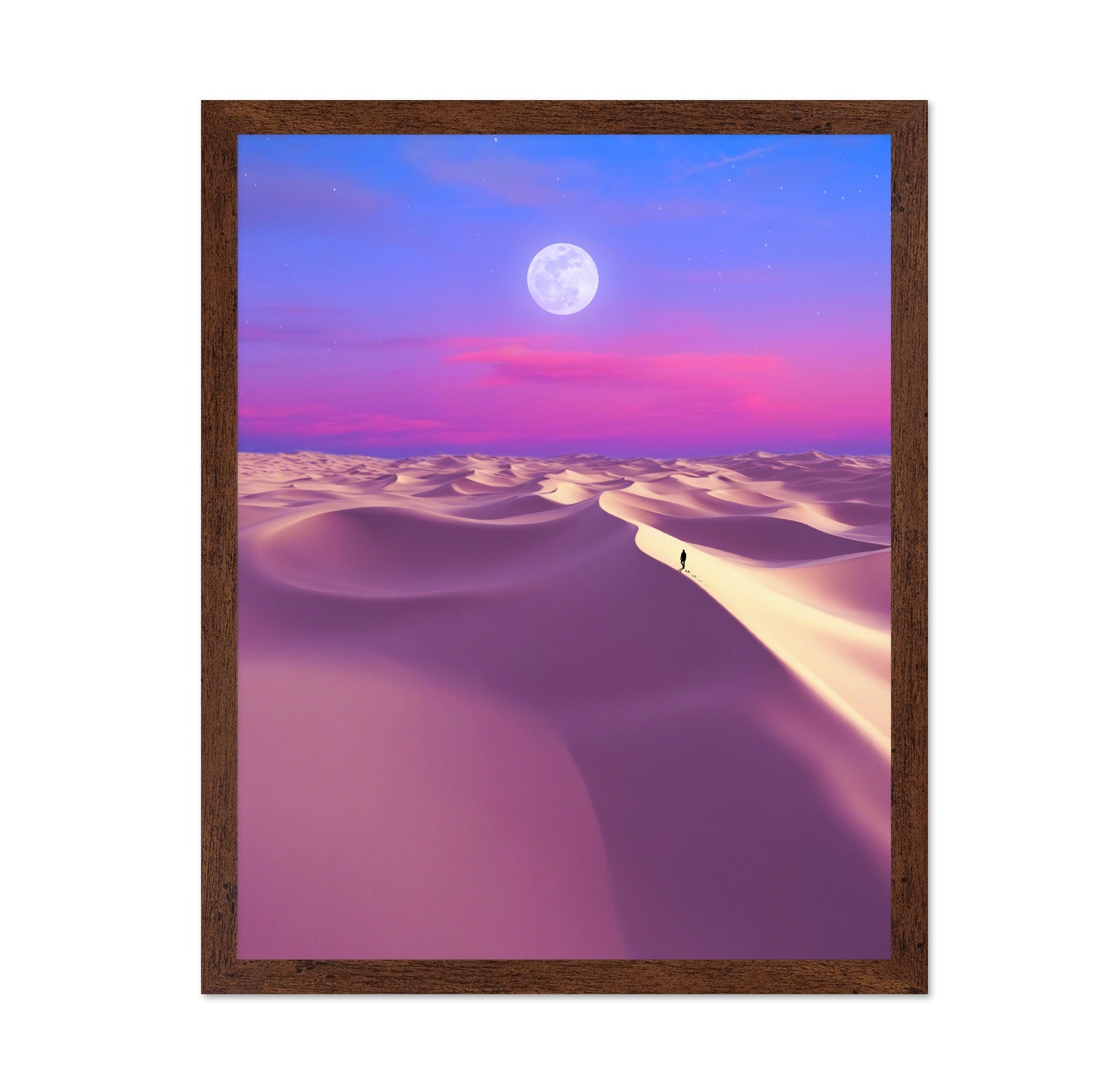 Moonlit Desert Path
