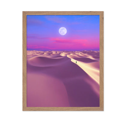 Moonlit Desert Path