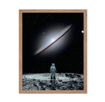 Astronaut Facing Galaxy