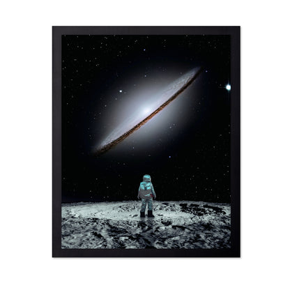 Astronaut Facing Galaxy