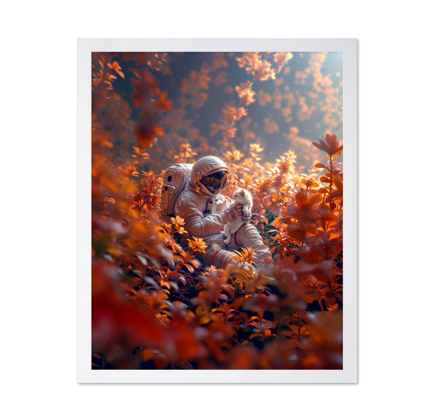 Astronaut With Cat