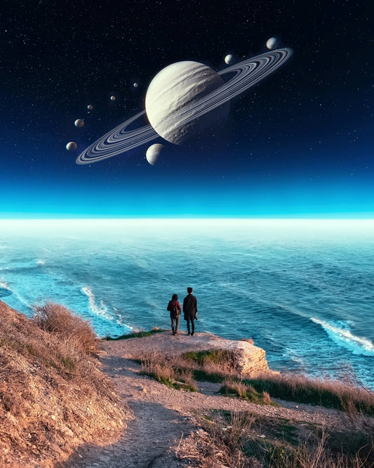 Saturn Above The Sea