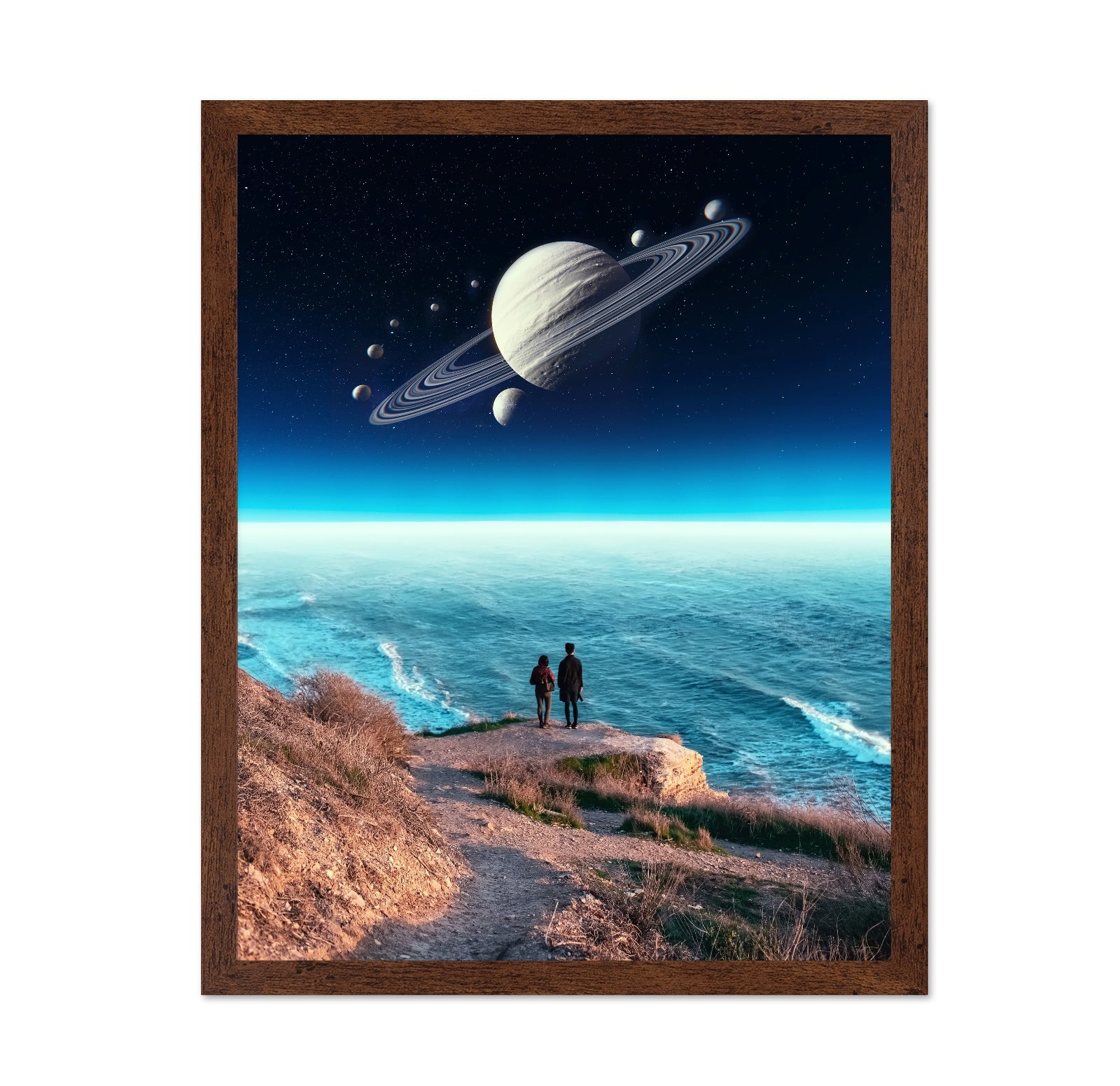 Saturn Above The Sea