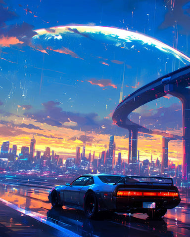 Futuristic Rain Drive