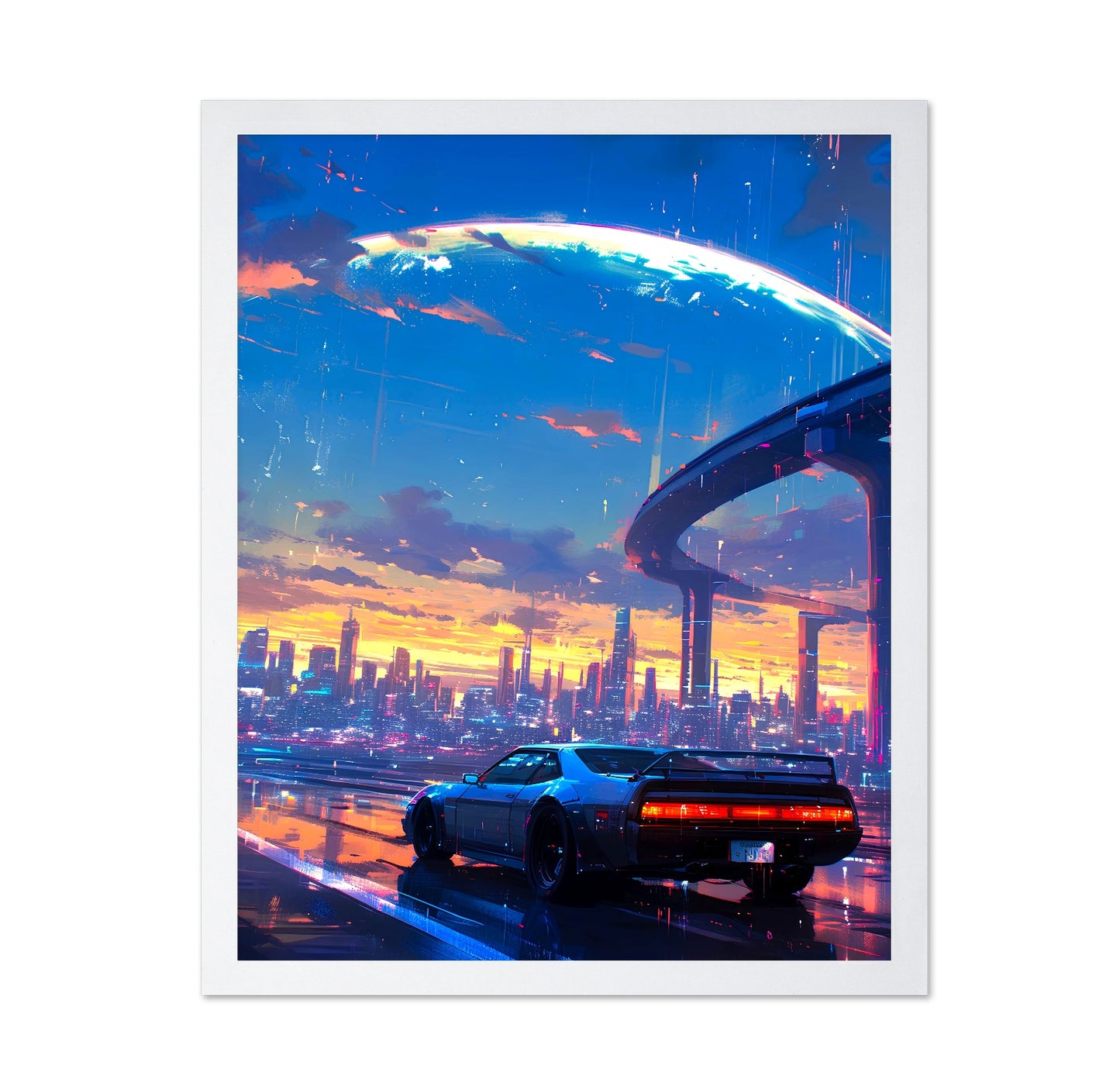 Futuristic Rain Drive