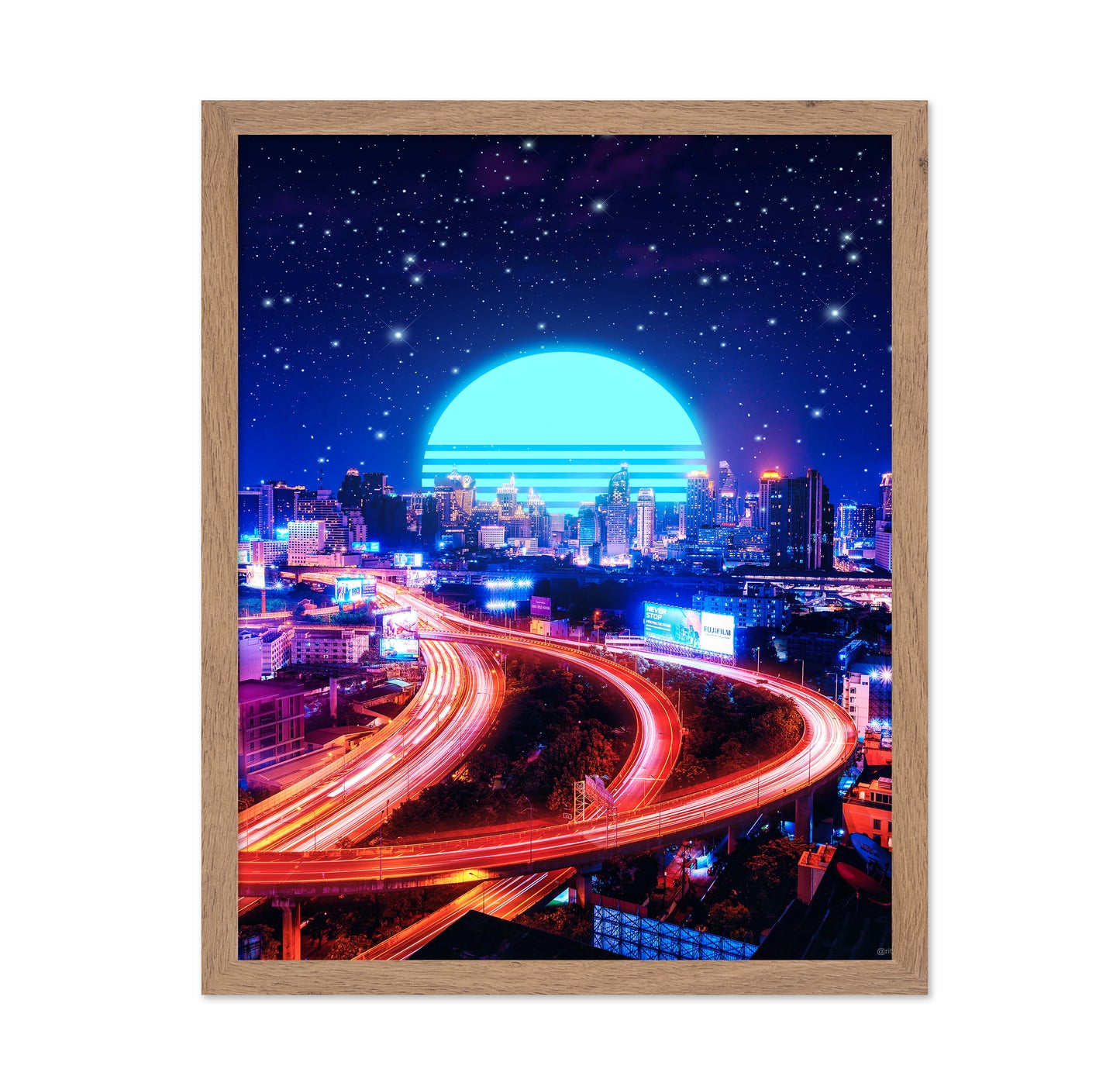 Neon Bangkok Skyline