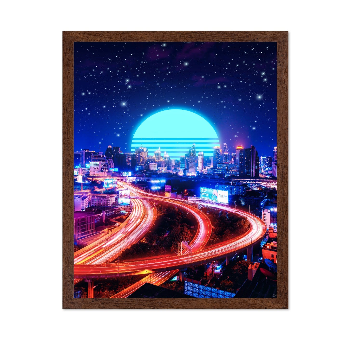 Neon Bangkok Skyline