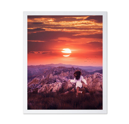 Running Into Sunset