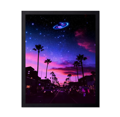 Neon Cosmic Night