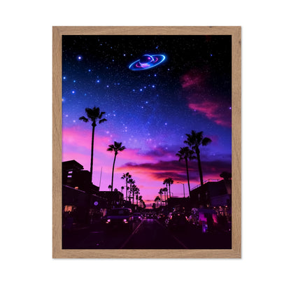 Neon Cosmic Night
