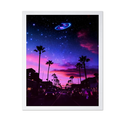 Neon Cosmic Night
