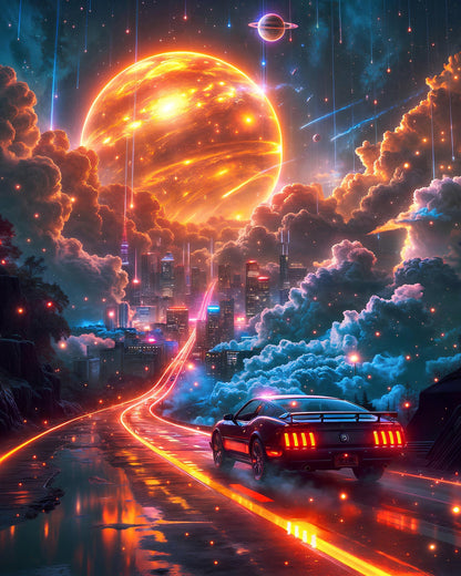 Cosmic Neon Drive