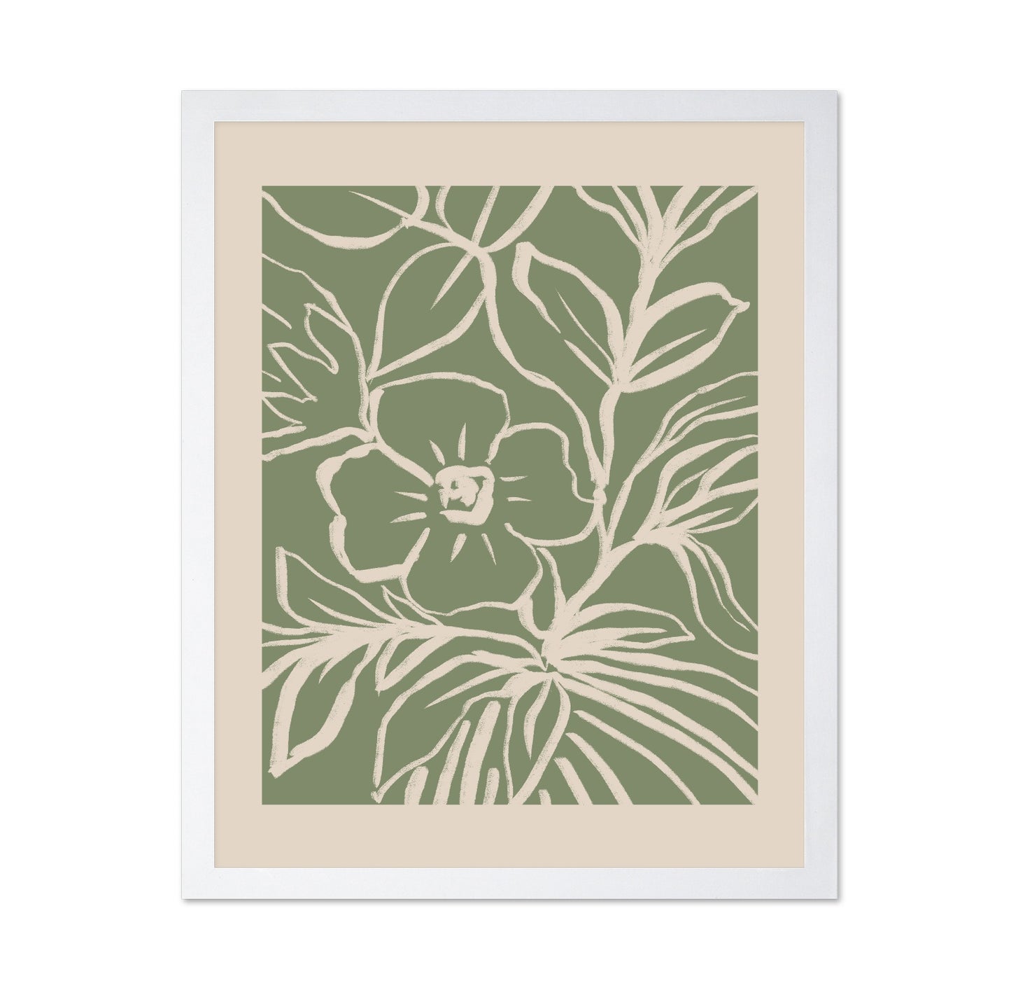 Minimal Botanical Sketch