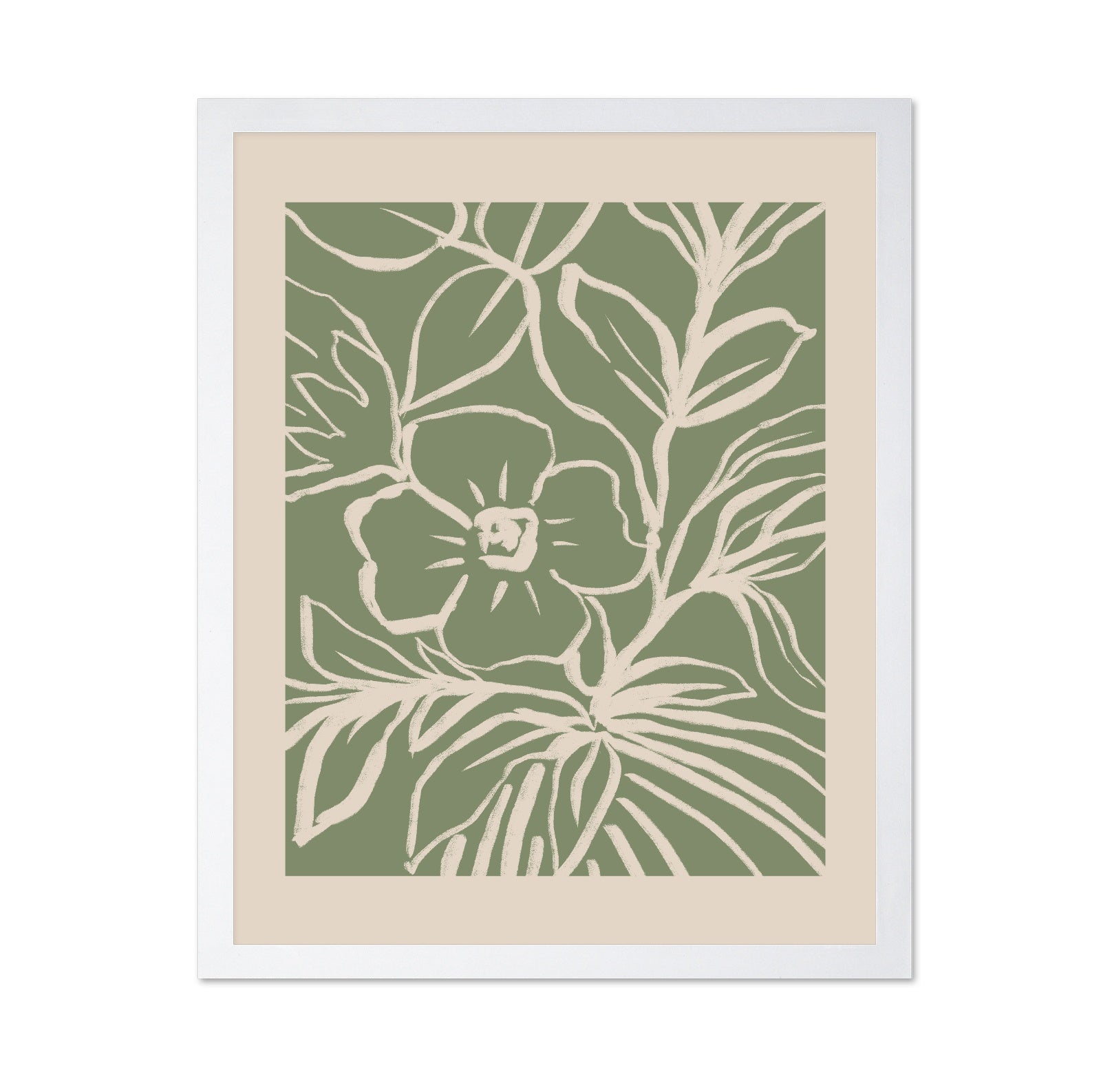 Minimal Botanical Sketch