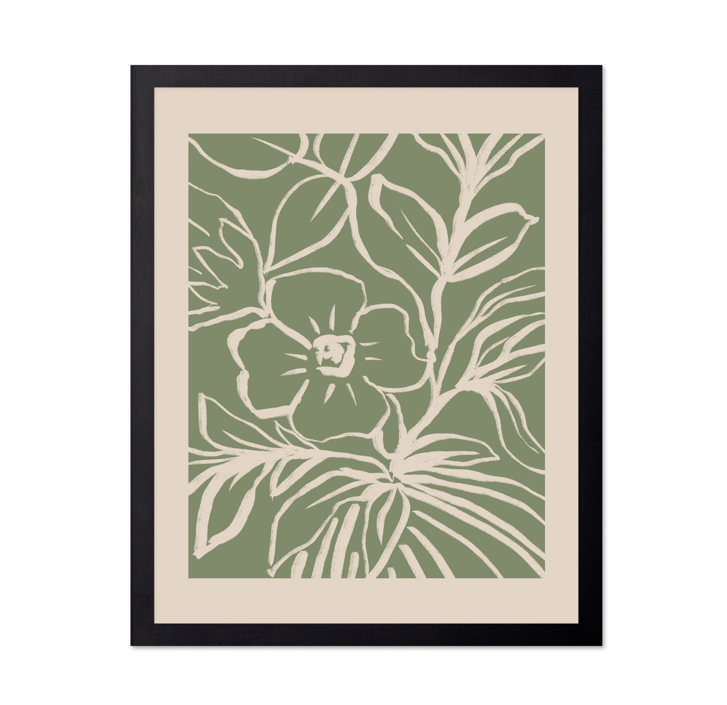 Minimal Botanical Sketch