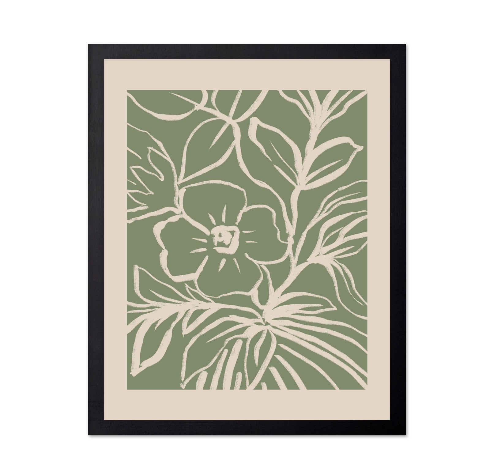 Minimal Botanical Sketch