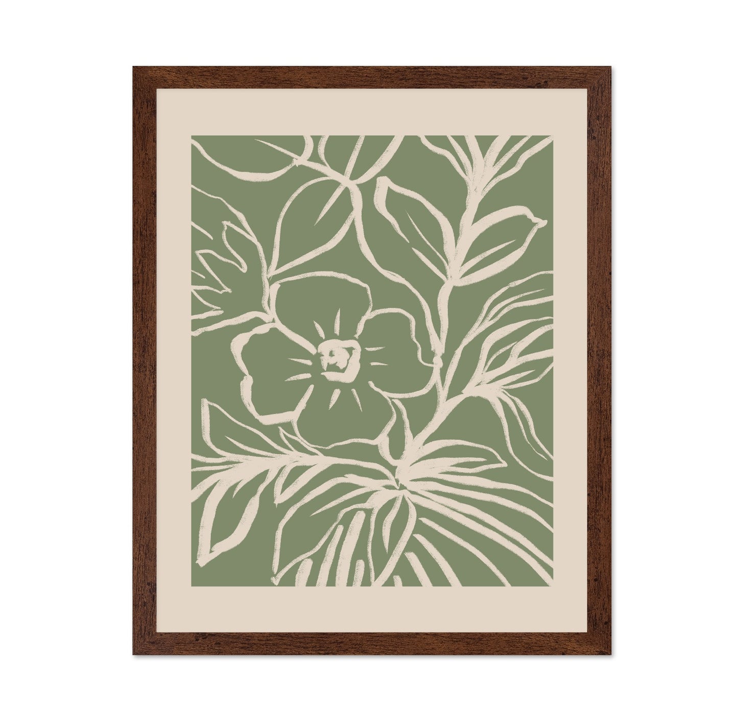 Minimal Botanical Sketch