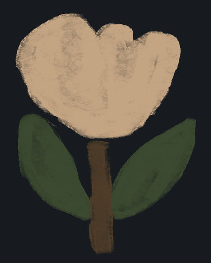 Moody Tulip Painting