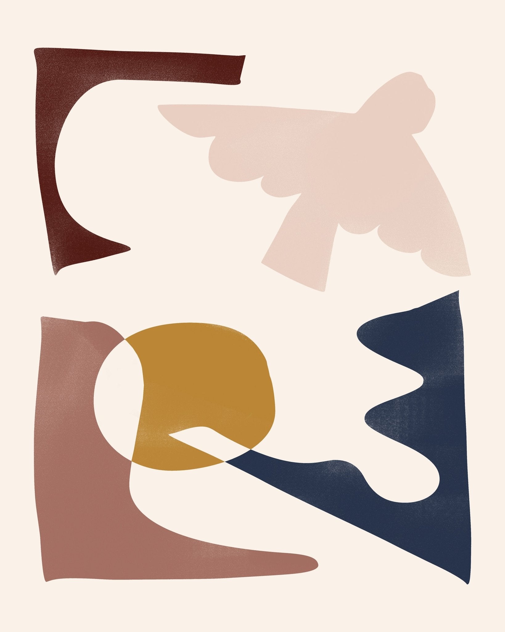 Abstract Organic Shapes No1