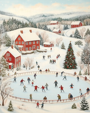 Winter Ice Skating Village
