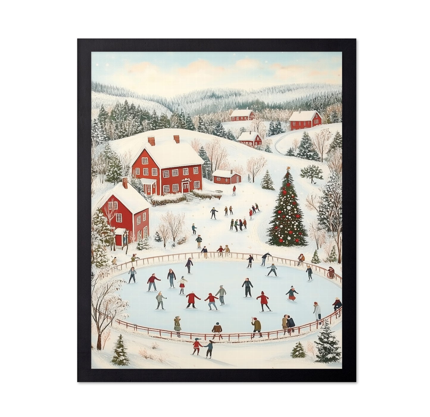 Winter Ice Skating Village