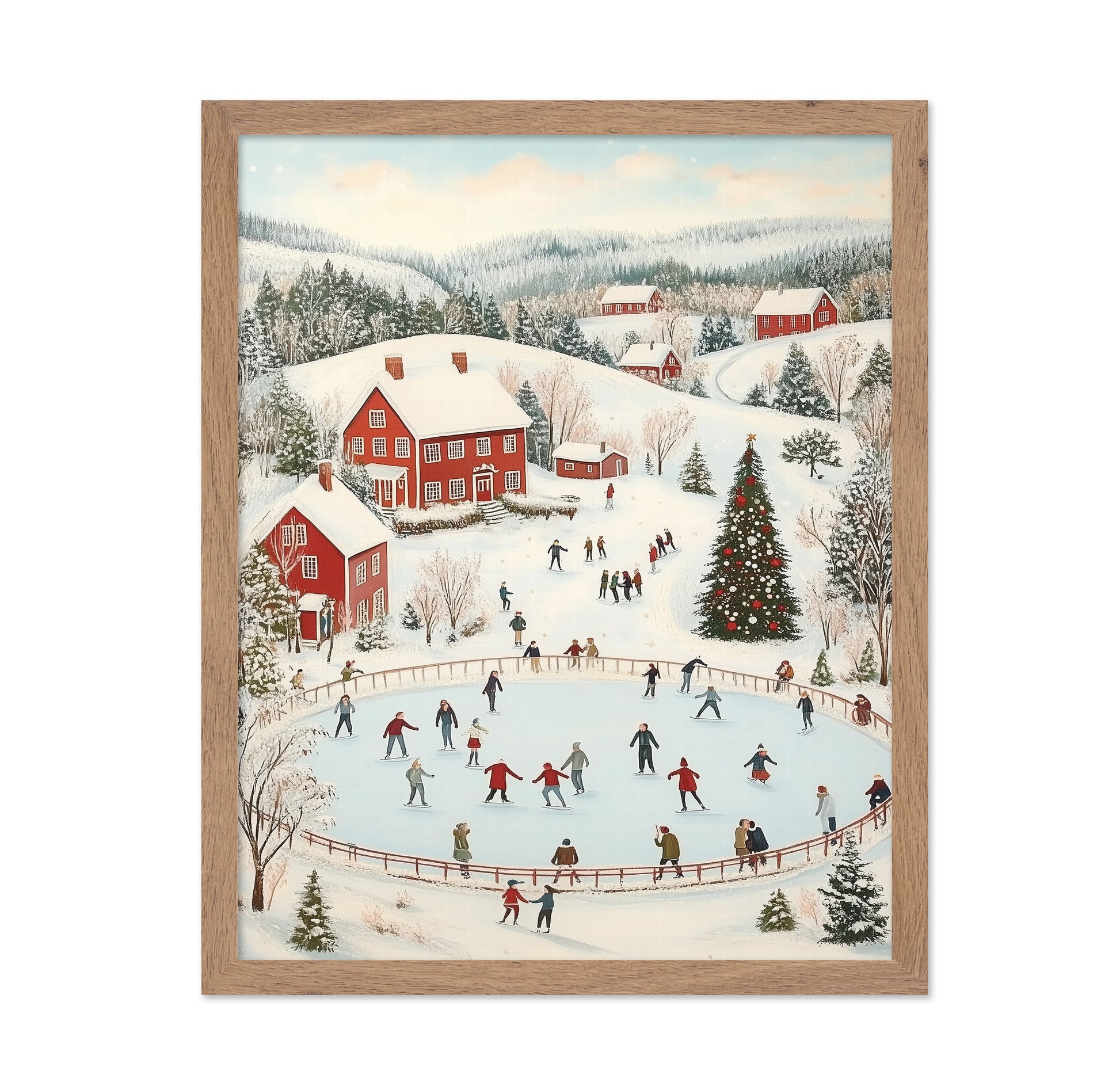 Winter Ice Skating Village