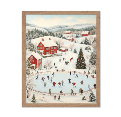 Winter Ice Skating Village