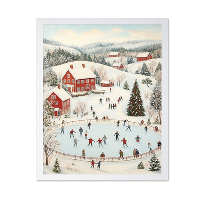 Winter Ice Skating Village