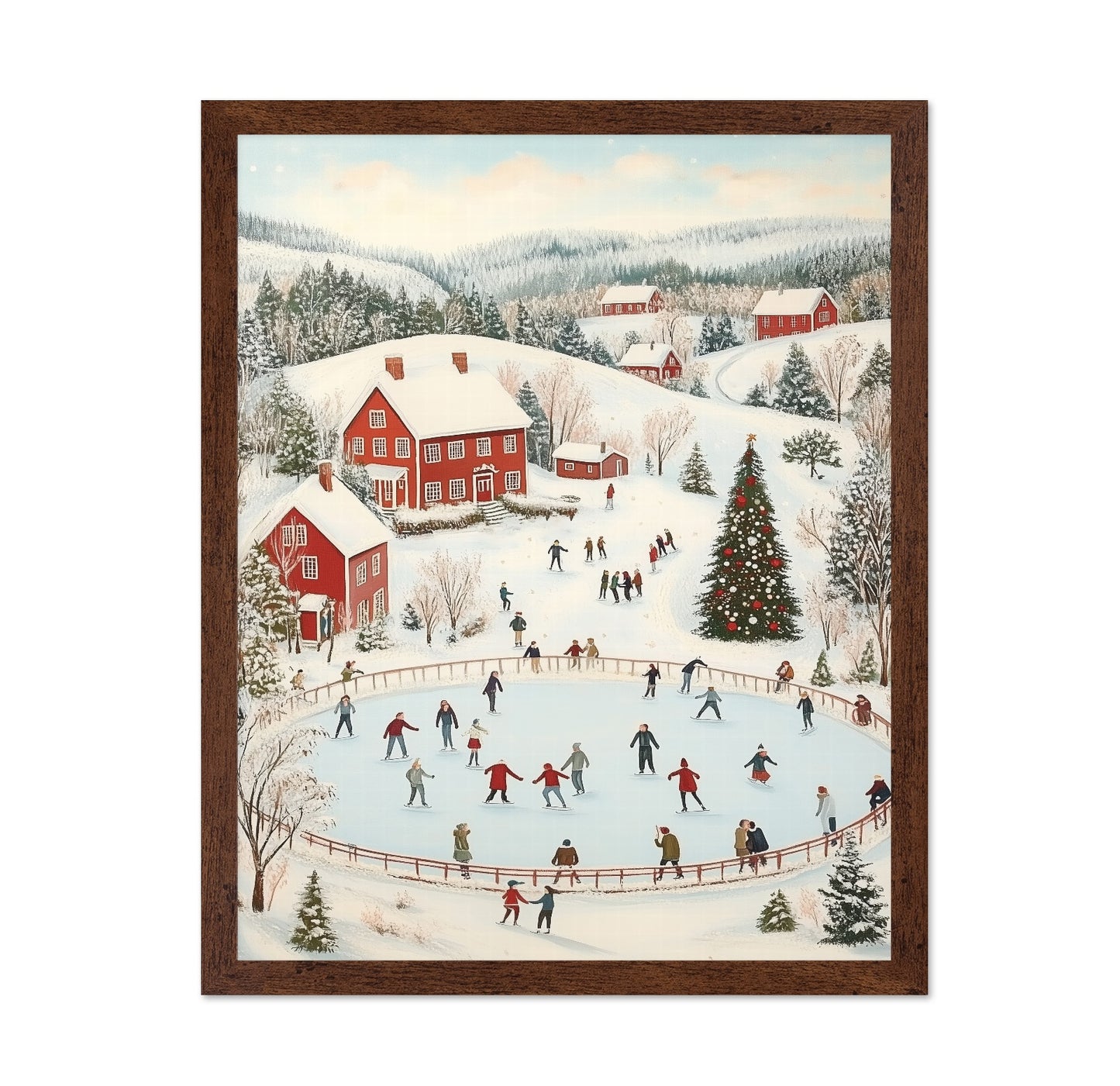 Winter Ice Skating Village