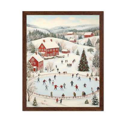 Winter Ice Skating Village