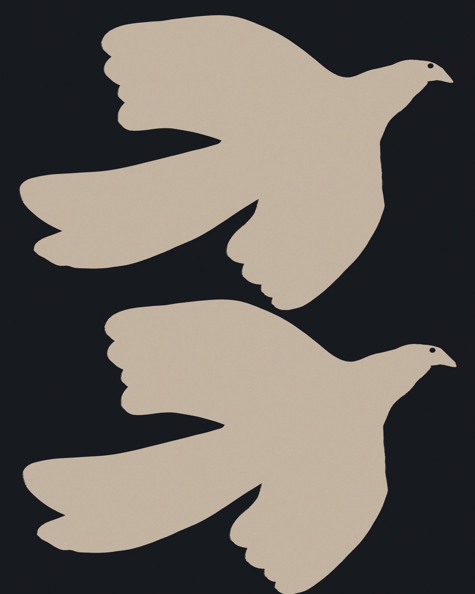Abstract Flying Birds