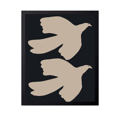 Abstract Flying Birds