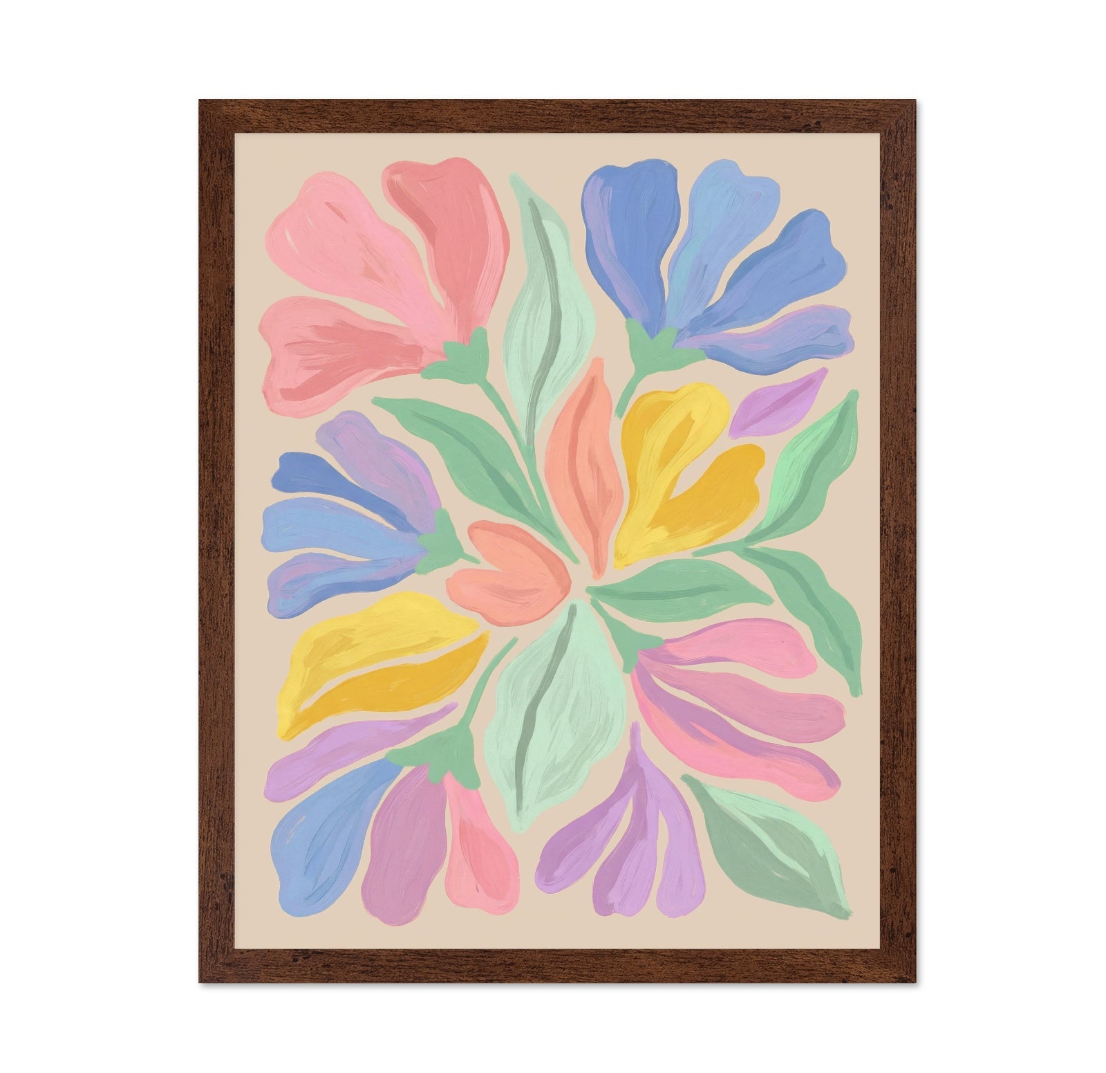 Colorful Pastel Floral Bouquet