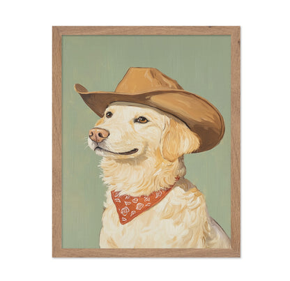 Cowboy Dog Portrait No1