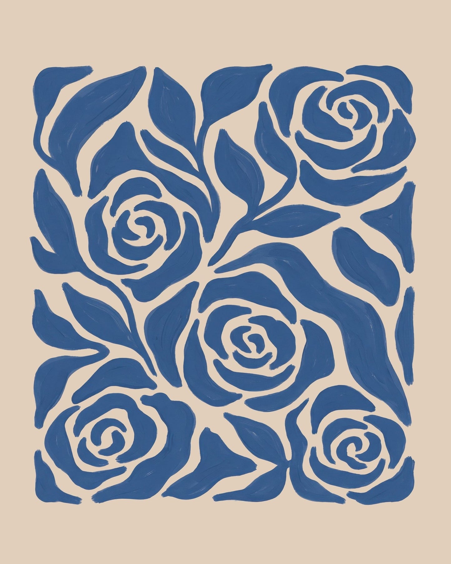 Blue Rose Pattern