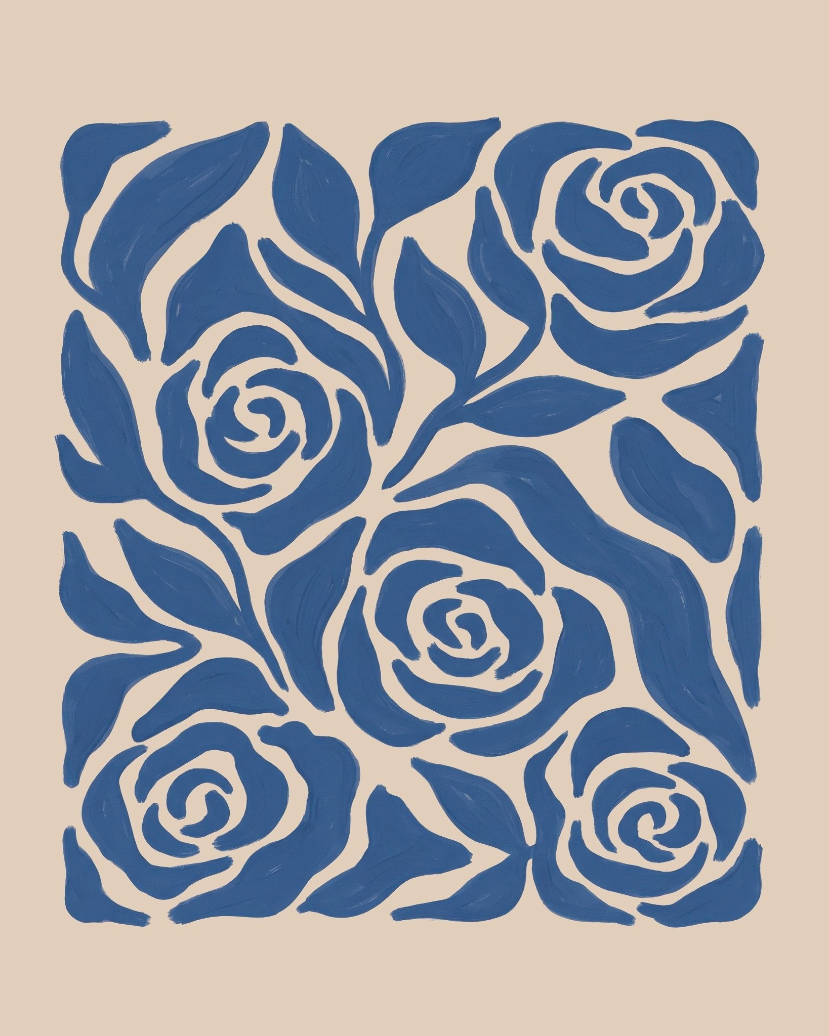 Blue Rose Pattern