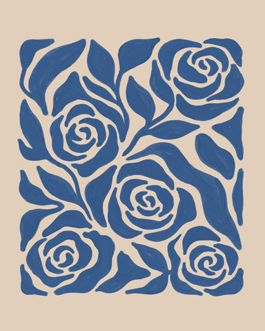 Blue Rose Pattern