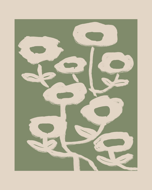 Abstract Floral Shapes No1