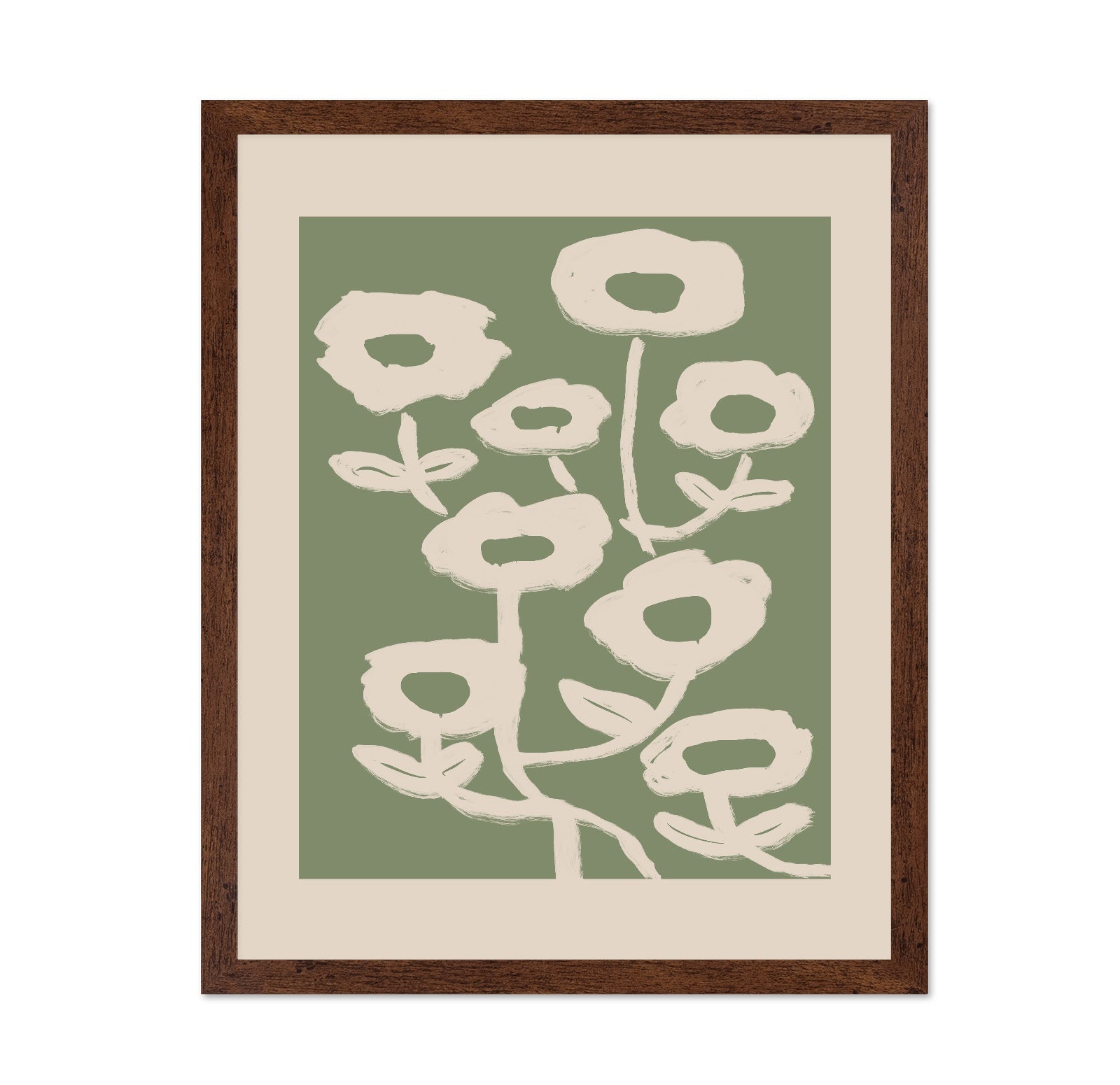 Abstract Floral Shapes No1