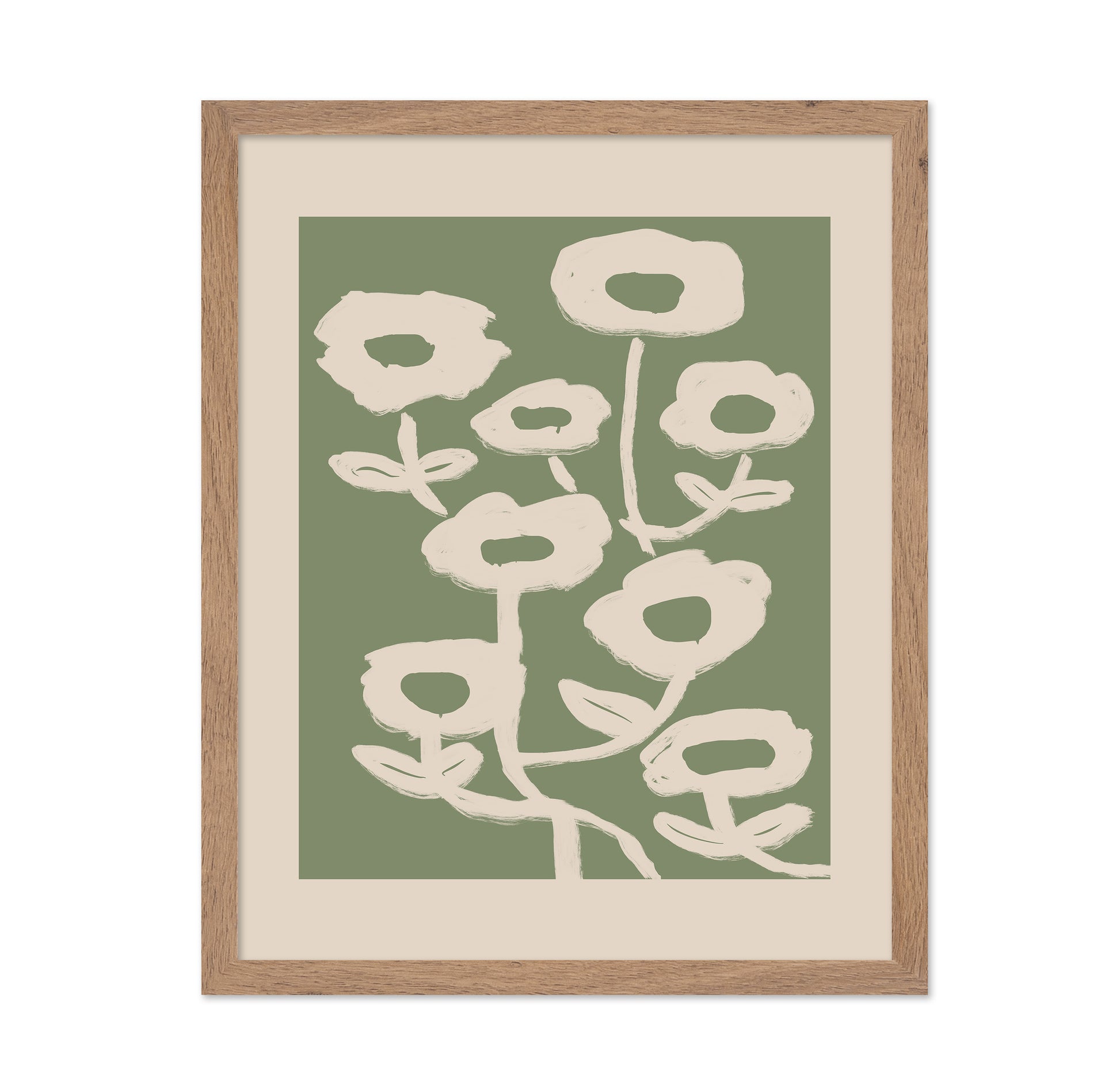 Abstract Floral Shapes No1