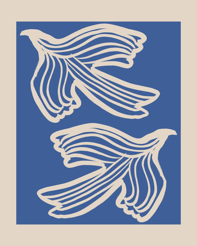 White Birds Blue