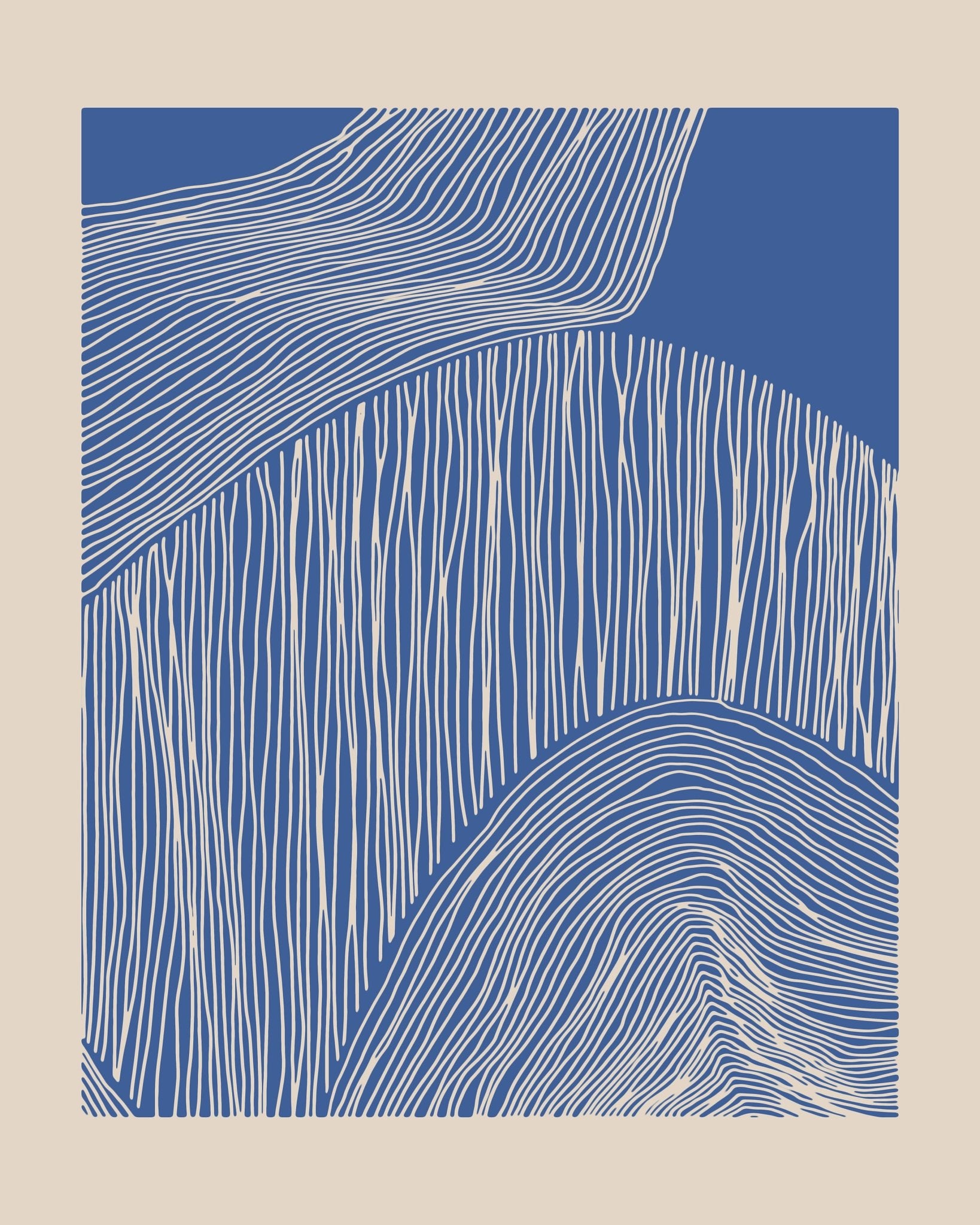 Blue Line Pattern