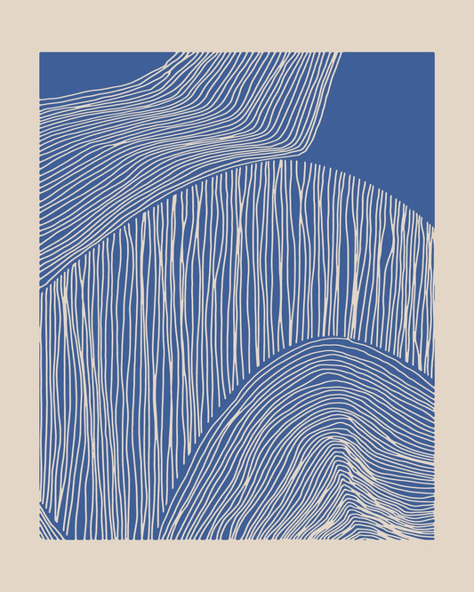 Blue Line Pattern